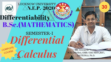 B.A./B.Sc.(Mathematics) Part-I : SEMESTER-I |Differential Calculus| Borel