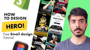 How to design hero section of emails that convert well | free email marketing course klaviyo figma