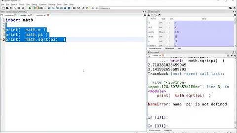 Uso de la Librería Math Python