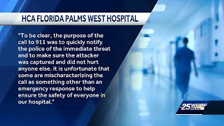 Palms West Hospital CEO responds to controversial 911 call after nurse attack