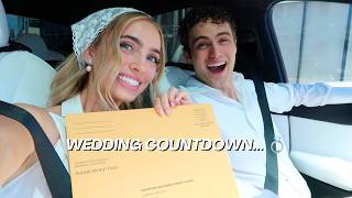 we get married next week!! picking our wedding rings, marriage license, and prepping