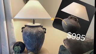 Easy RH Lamp DIY Dupe for $5 |Table Make Over Give any Surface a Wood Look! Restoration Hardware by Our Classic Home 217 views 1 year ago 10 minutes, 4 seconds