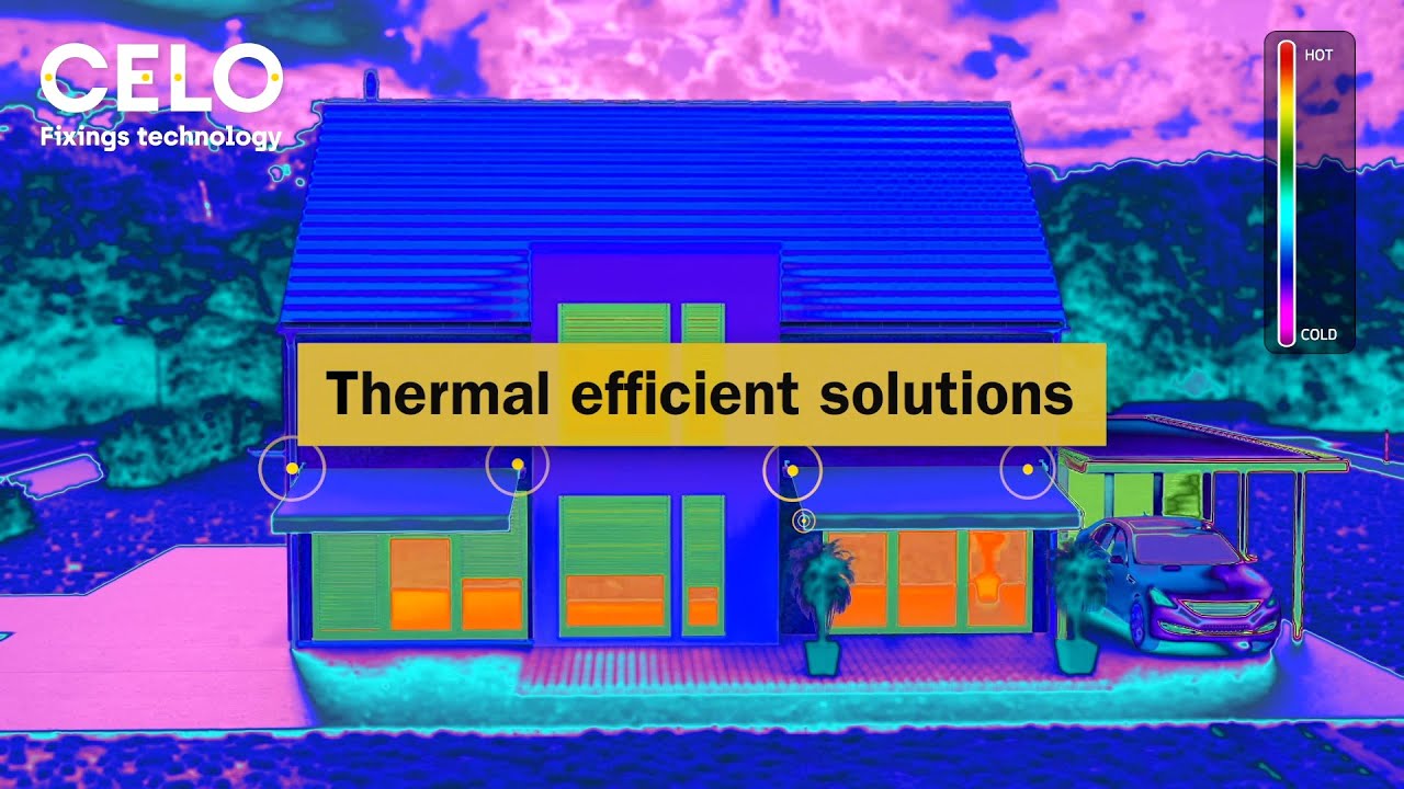 Thermal efficient solutions for insulated facades!  Fixing solutions made in Germany