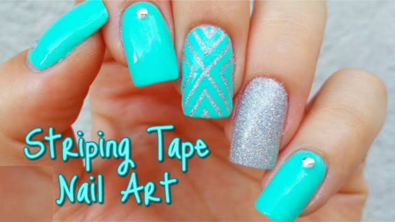 Huge striping tape nail art for beginners Easy nail art compilation