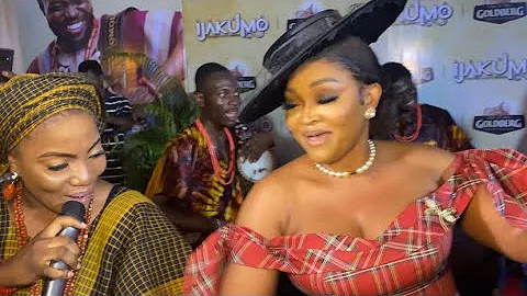SEE MERCY AIGBE GRAND ARRIVAL AT IJAKUMO MOVIE PREMIERE THAT SURPRISED EVERYBODY