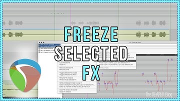 How to Freeze selected FX in REAPER