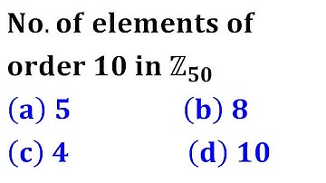 number of subgroups of a cyclic group iit jam 2021 group theory