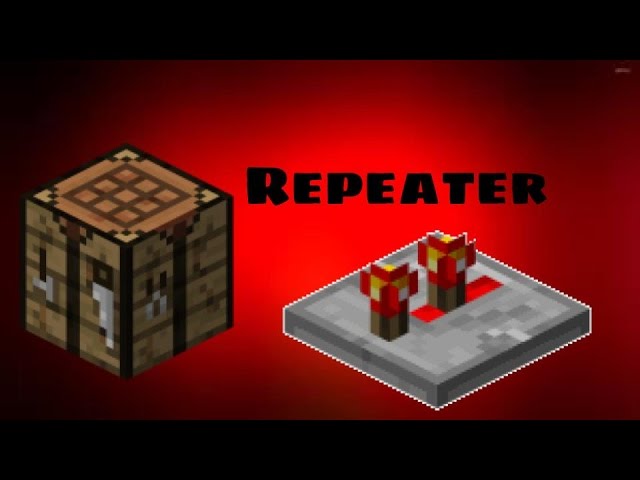 Minecraft How To Craft A Redstone Repeater