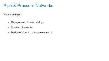 Overview of Pipe and Pressure Networks in AutoCAD Autodesk:
