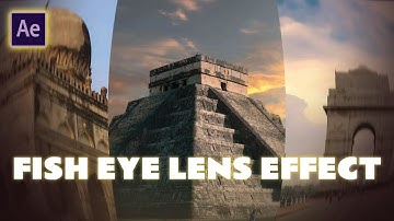 How to Create Fish Eye Text Effect in After Effects | Bulge Effect Tutorial (No Plugins)