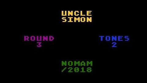 Uncle Simon - Atari game for NOMAM BASIC 10Liners Contest 2018