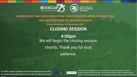 Meeting on Agroecology, Day 2, Wrap Up (English)