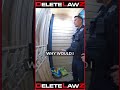 HOMEOWNER SLAMS DOOR RIGHT IN COPS FACE!