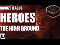 BRONZE LEAGUE HEROES #128 | THE HIGH GROUND - Thorax vs Moss