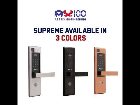 AX100 Supreme Digital Lock | Astrix Products | Smart Door Lock India - video from AX100
