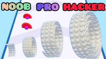NOOB vs PRO vs HACKER in Bubble Wrap Run