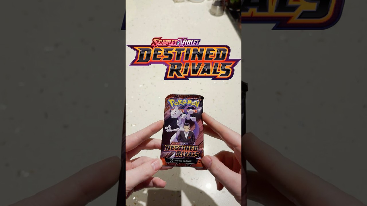 Вытащила свою редкую карту из набора Destined Rivals! 