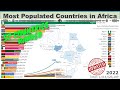 Population by country in africa  ranking history and projections 19502100