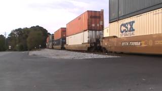 CSX southbound intermodal train L133 at Elizabeth in Marietta,GA