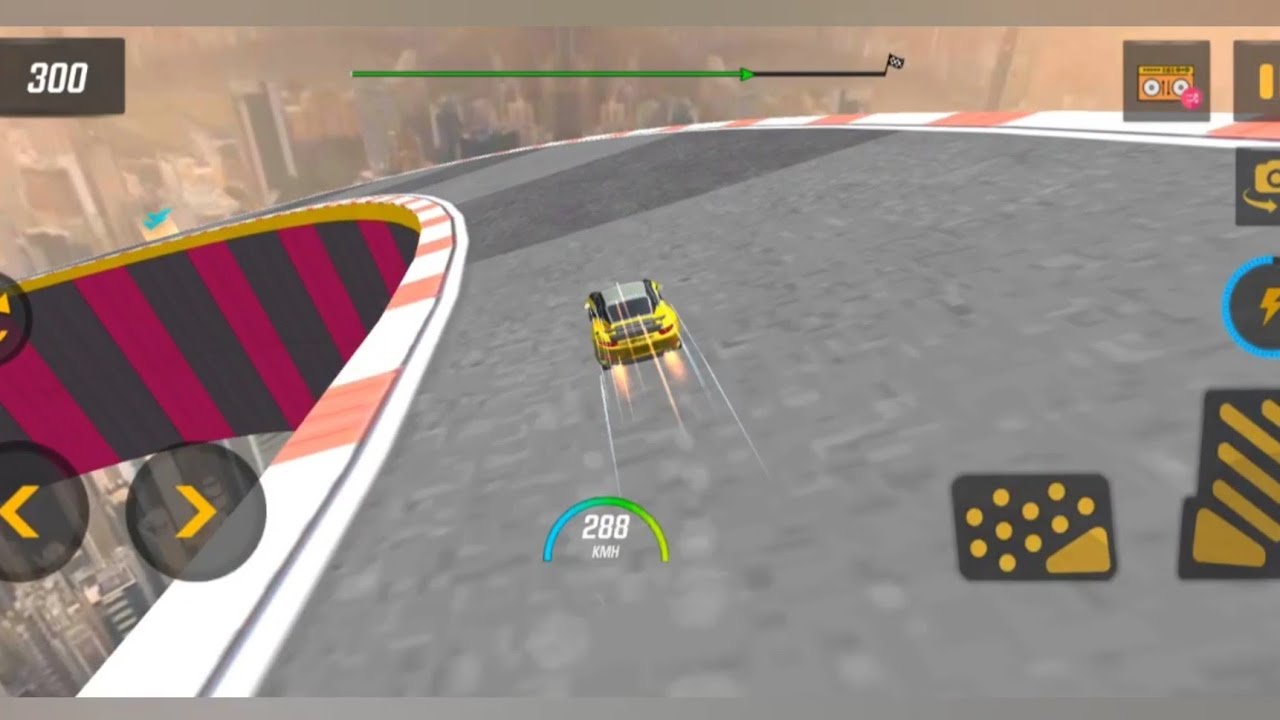 mega racing car stunts level 7 to 10, car racing game part 2 amazing gameplay