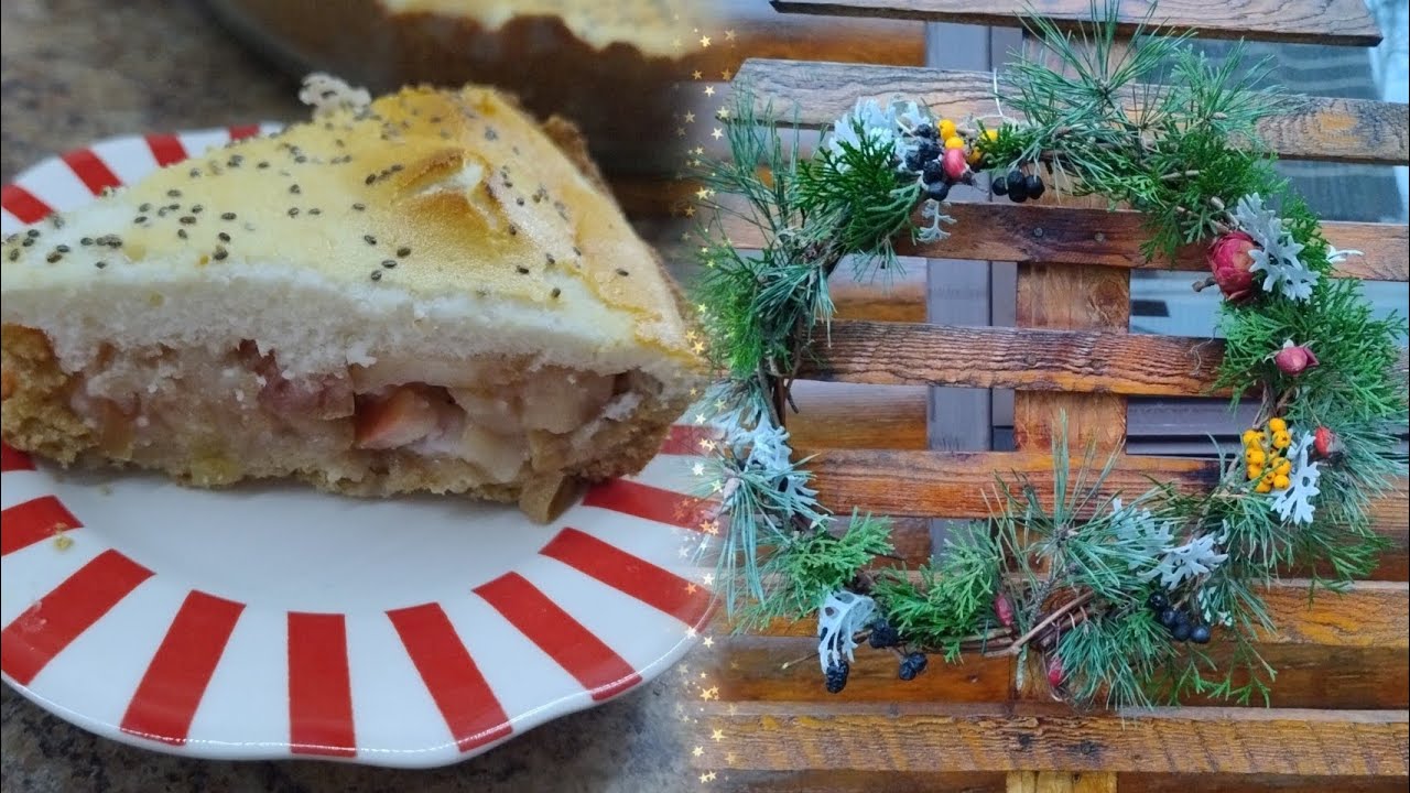 Вінок на дачі🫶🥰 Пиріг з яблук від любої сусідки💋🌲🥰