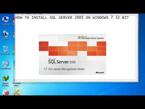 How to Install sql server 2005 on windows 7