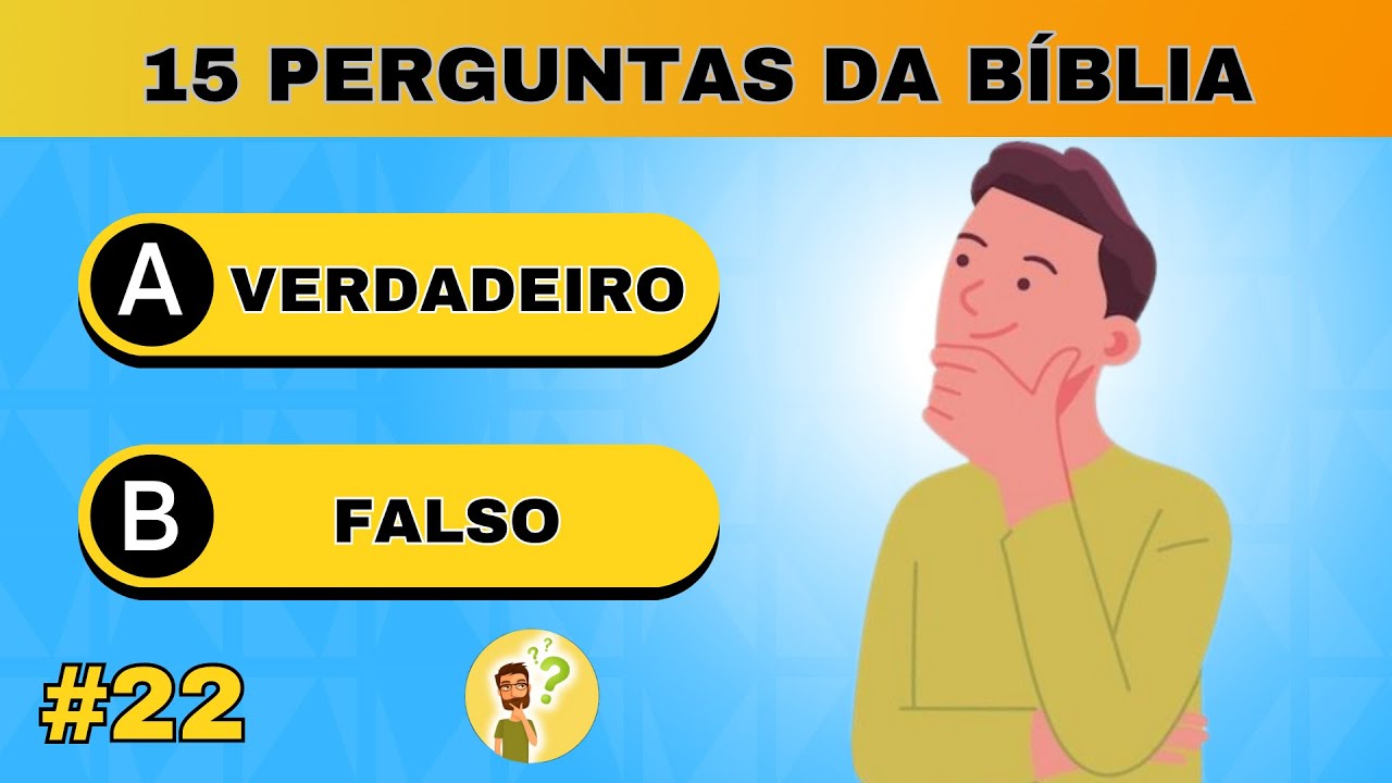 100 Perguntas Bíblicas: Quiz (nível fácil) - Bíblia