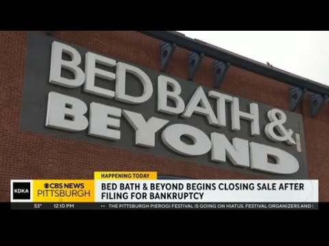 Bed Bath & Beyond kicks off store closing sales after filing for