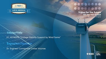 “Voltage Stability Support by Wind Farms” | Constantine Costas Vournas | #TDLA2020