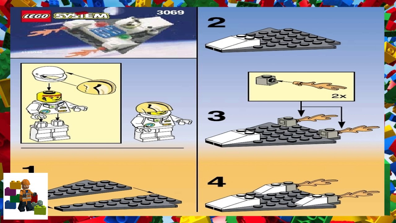 fra nu af Kammerat uberørt LEGO instructions - Town - Space Port - 3069 - Cosmic Wing - YouTube