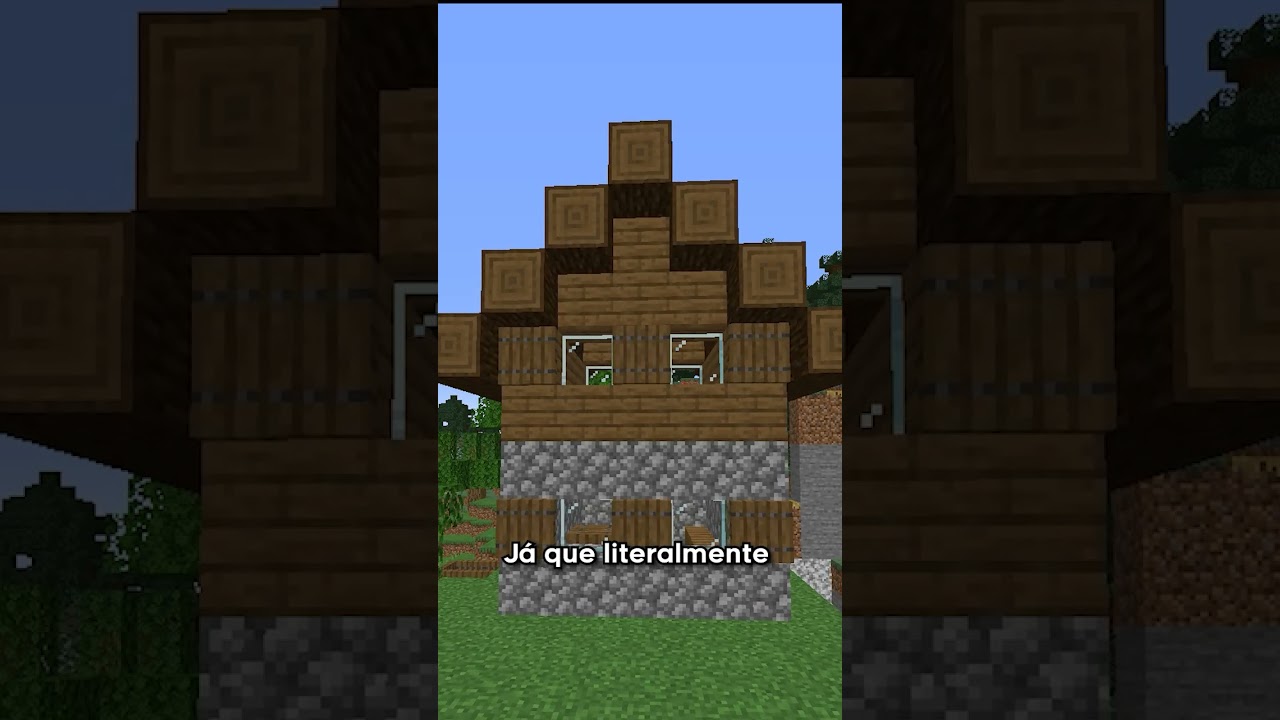Minecraft, mas não pode tocar na pedra...