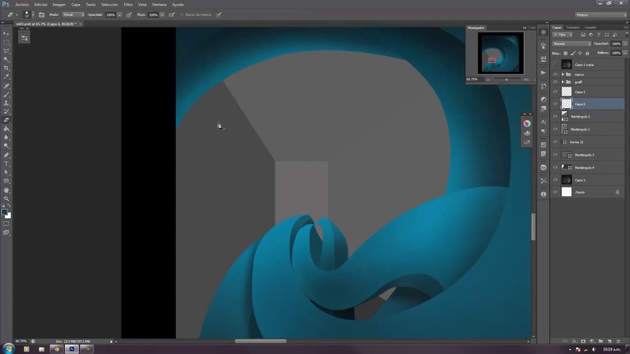 3D Graffiti Digital concept