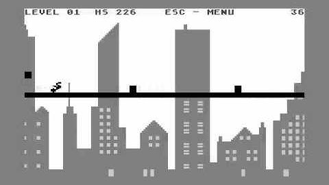 DONE. LINE RUNNER ATARI 8 BIT. 307.