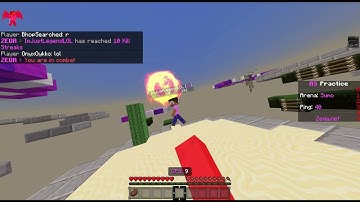 Hacker in zeqa practice(reach/killaura)