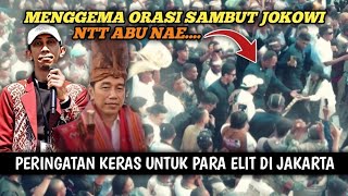 Full Speech of NTT Youth Welcoming Jokowi Back Home in NTT