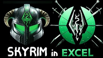 I made a Skyrim like RPG game in EXCEL
