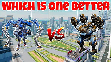 WR🔥 New Robot Dux VS Bagliore Robot Comparison |WAR ROBOTS|