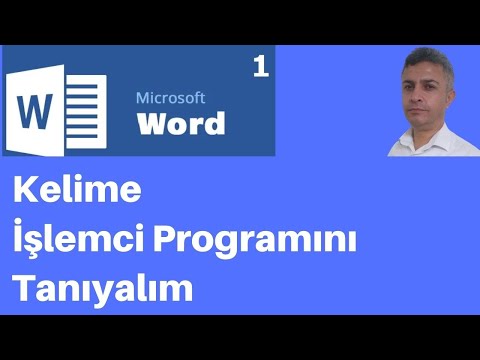 Video: Kelime işlem belgeleri nelerdir?