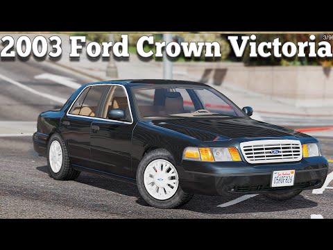 GTA V PC Mods - 2003 Ford Crown Victoria [DOWNLOAD]