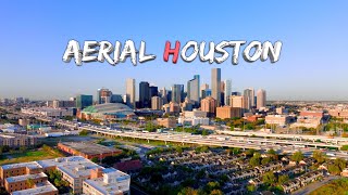 Aerial Views of Houston, The Big One  Drone Footage 2022  Relaxing Music  5K
