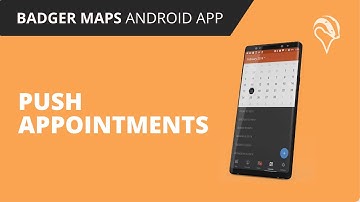 How To Push Appointments and Routes To Calendar- Badger Maps [Android]