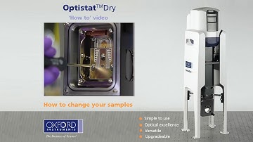 OptistatDry – cryogen free optical cryostat: How to change your samples