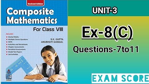 Composite mathematics class 8|| percentage and it