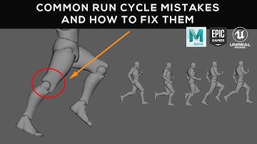 How to Fix the Most Common Run Cycle Mistakes | Autodesk Maya & Unreal Engine Mannequin