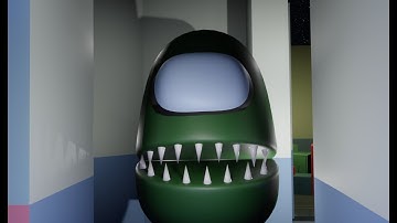 AMONG US 3D ANIMATION 4K IN BLENDER | THE IMPOSTOR