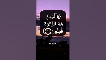 سورة المؤمنون الآية ١ الى ٦ بصوت الشيخ محمد صديق المنشاوي