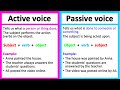 Understanding Active and Passive Voice