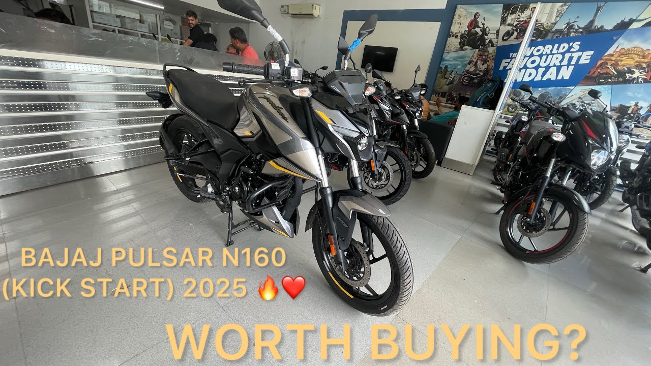 BAJAJ PULSAR N160 KICK START 2025 REVIEW