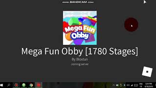 ROBLOX mega fun obby ქართულად ჩვენ გვიყვარს ბაგები#