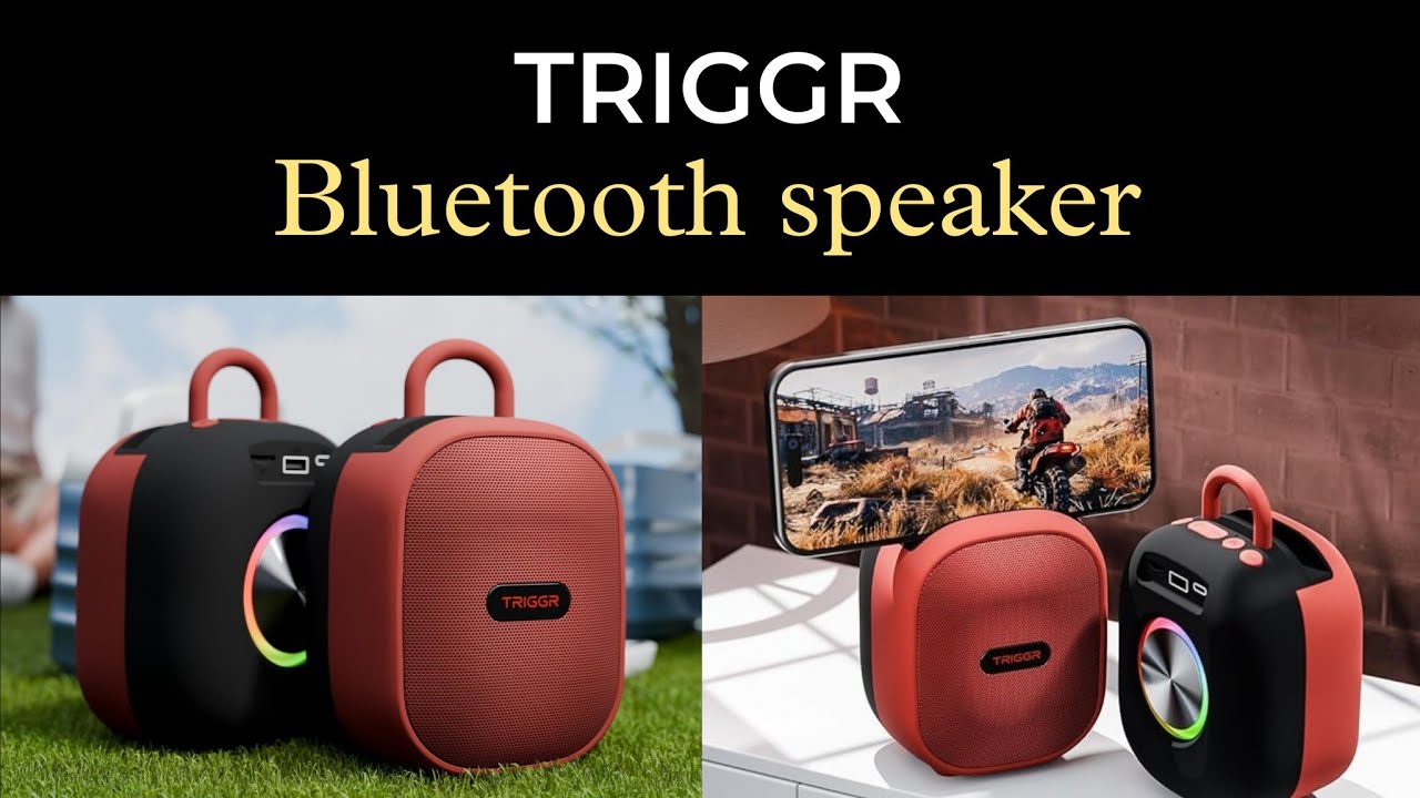 Triggr Roar 12 with RGB light bluetooth speaker unboxing and review